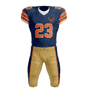 Custom Sublimation American Football Uniform For Teams front view full set