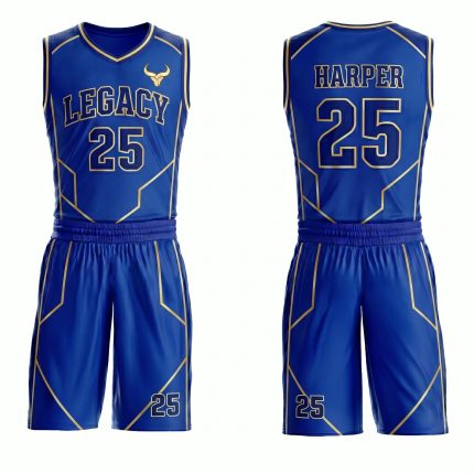 Custom Breakaway Men's Sublimated Basketball Uniform