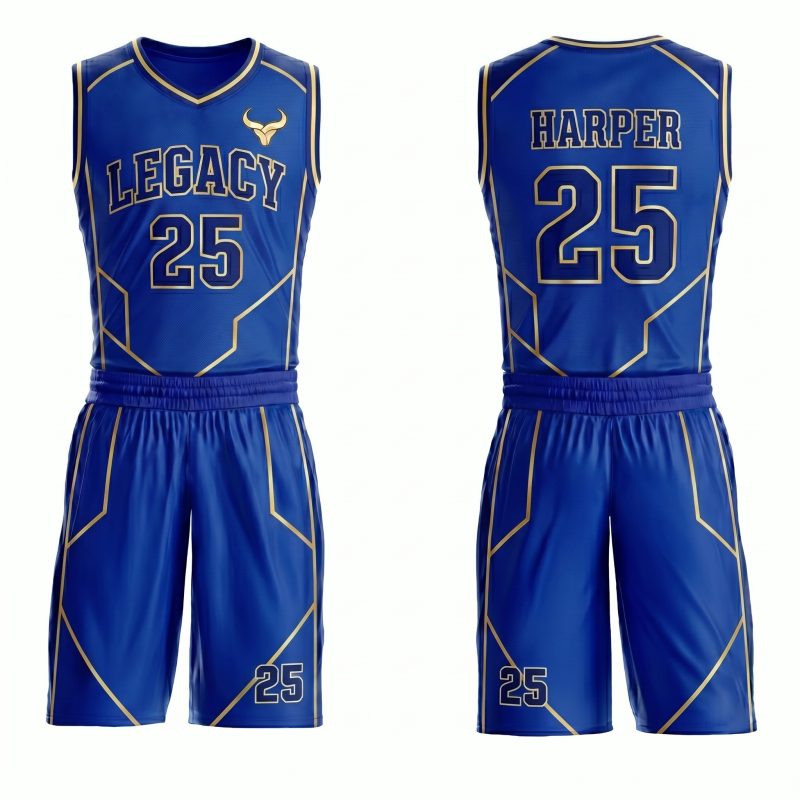 Custom Breakaway Men's Sublimated Basketball Uniform
