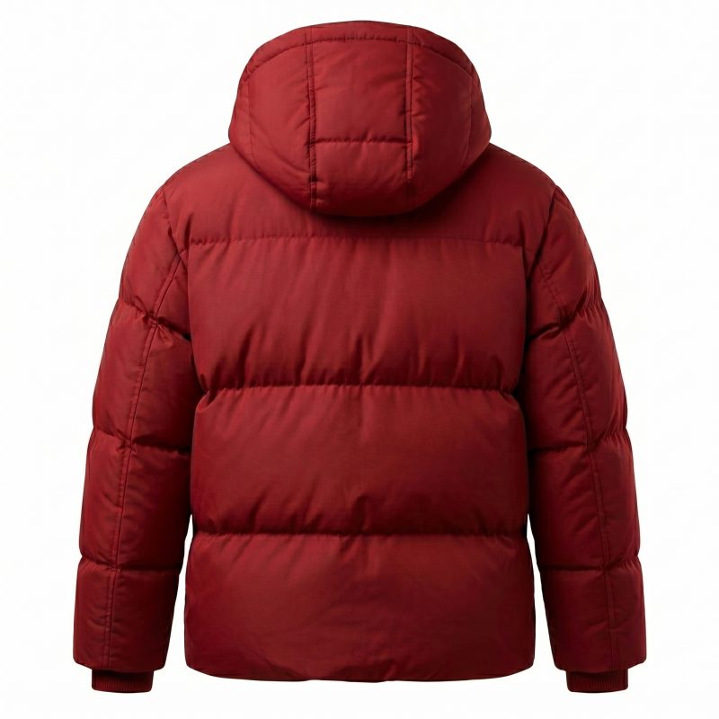 Royal Bull Red Moonface Puffer Jacket | Men’s Winter Wear