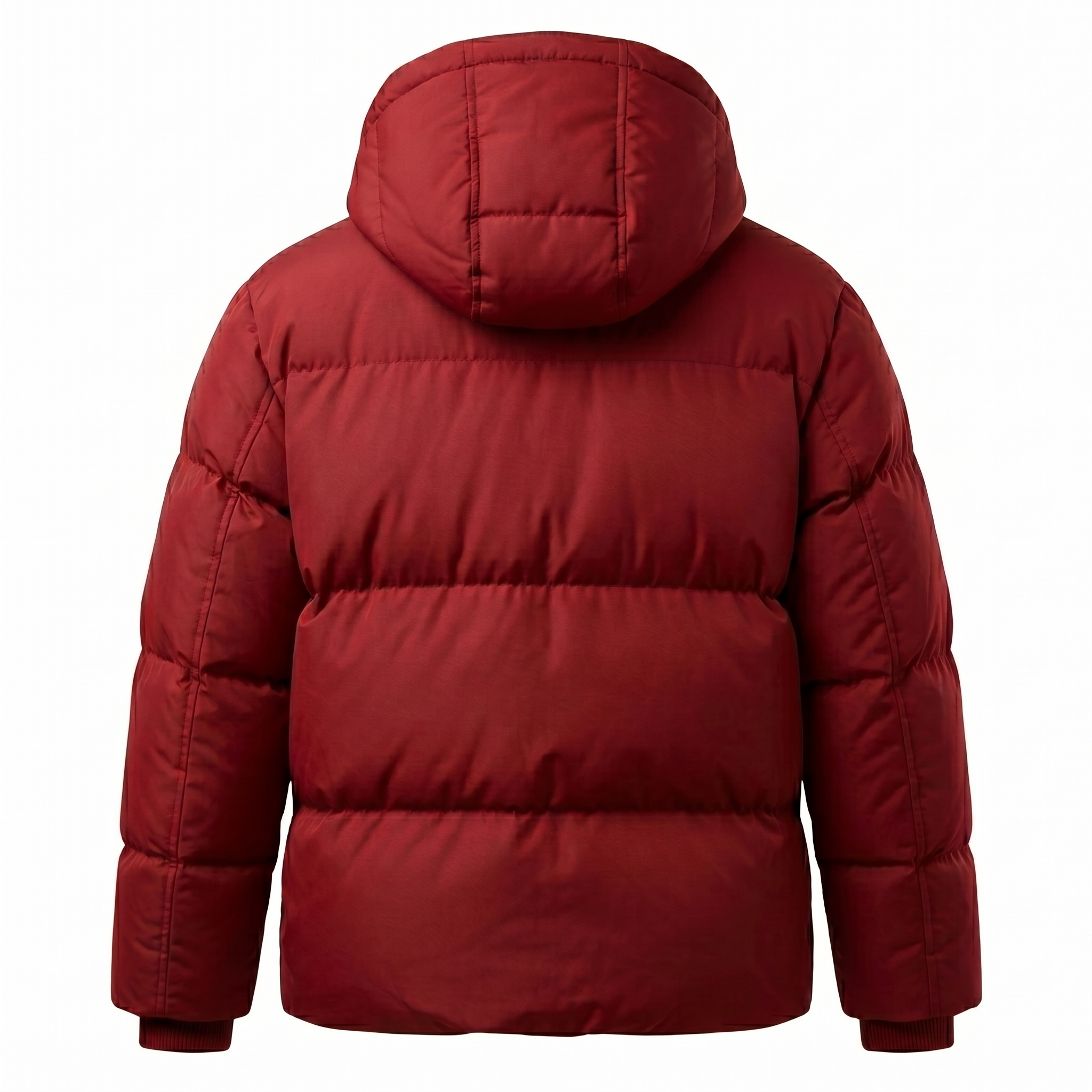 red 2 Royal Bull Red Moonface Puffer Jacket | Men’s Winter Wear