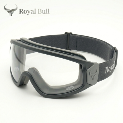 Royal Bull Tactical Goggles – Grey Frame Clear Lens