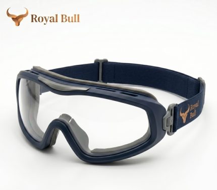 Royal Bull Tactical Goggles Blue Frame Wide Adjustable Strap
