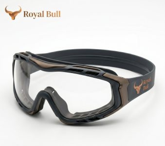 Royal Bull 600 Safety Goggles Grey Frame Anti Fog Lens