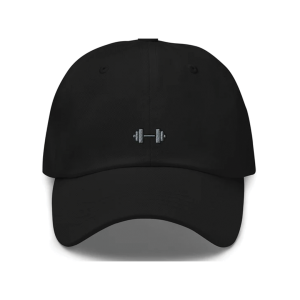 Custom Black Dad Hat Embroidered Fitness Cap