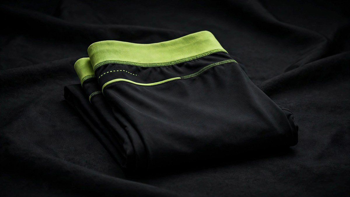 Private label leggings with custom waistband branding